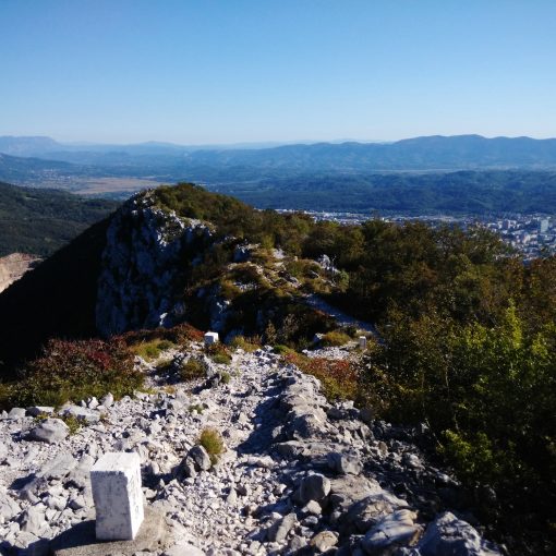 Camminare per cresta sul Sabotino Verso il Monte San Gabriele Skabriel e Nova Gorica